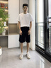 Lee Cooper/李庫珀 男士黑色短褲夏季新款潮牌時(shí)尚寬松簡(jiǎn)約牛仔五分褲男 黑色 XL 【建議130-140斤左右】 曬單實(shí)拍圖