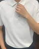莫代爾拉鏈POLO衫男短袖韓版修身帥氣夏季休閑彈力泡泡紗翻領(lǐng)T恤男薄款 咖啡色 【短袖】 4XL 建議180-190斤穿 曬單實(shí)拍圖