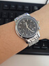 金仕盾（JIN SHI DUN）瑞士認證品牌手表男全自動(dòng)機械表多功能夜光防水男士手表月相腕表 金仕盾-8750-鋼帶本黑 送皮表帶 曬單實(shí)拍圖