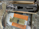 圣億展臥室門(mén)鎖室內(nèi)門(mén)鎖通用型老式家用防盜門(mén)鎖換鎖免改孔木門(mén)鎖門(mén)把手 免改孔【鎖體125-60+全銅鎖芯】 曬單實(shí)拍圖