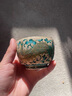 近景琺瑯彩主人杯單杯景德鎮陶瓷純手繪龍鳳情侶對杯功夫茶杯品茗杯 翡翠綠龍杯 200mL以下 曬單實(shí)拍圖