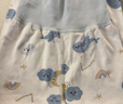 舒貝怡2件裝嬰兒高腰褲子寶寶護(hù)肚保暖兒童褲子新秋款秋褲睡褲 藍(lán)110CM 曬單實拍圖