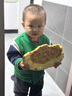 ASK JUNIOR兒童外套男童2025秋圓領(lǐng)長袖開衫小童學(xué)院撞色棒球服 綠色 90 曬單實(shí)拍圖