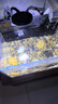 健美魚魚缸燈led燈防水七彩氣泡燈氣盤水族箱潛水燈增氧提高活性 氣盤燈10cm七彩漸變【適合魚缸長(zhǎng)40-200cm 曬單實(shí)拍圖