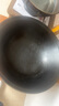 臻三環(huán)手工鐵鍋鑄鐵鍋炒菜鍋煮鍋泡面鍋無涂層雙耳 圓底淺款 圓底淺款 40cm 曬單實拍圖