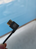 CYHDMI 2.1版極細伸縮彈簧線側(cè)彎頭高清攝像機單反軟線8K 60HZ HDMI2.1公直頭對Mini-HDMI直頭彈簧線 HDMI公直頭對右彎 原始長度1M 曬單實拍圖