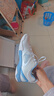 李寧（LI-NING）變色龍6lite男女情侶款比賽羽毛訓(xùn)練耐磨減震高彈防滑運(yùn)動(dòng)鞋球鞋 曬單實(shí)拍圖