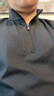 布先生半拉鏈立領(lǐng)長(cháng)袖T恤2025早春簡(jiǎn)約運動(dòng)風(fēng)上衣BT15373 鋼琴黑 L (175) 曬單實(shí)拍圖