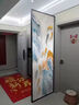 藝術(shù)玻璃隔斷客廳現(xiàn)代簡約磨砂透光雙面中式玄關(guān)輕奢抽象鋼化 上門量尺寸費用1942 曬單實拍圖