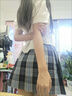 風吹麥香jk學院風jk制服夏季收腰綁帶短袖襯衫顯瘦直肩修身白色襯 白襯衫 單件 XL 曬單實拍圖