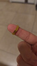 中國黃金（CHINA GOLD）黃金戒指足金寬面戒指男士戒指男友老公送對象爸爸父親節禮物 17#【約1.7g】 曬單實(shí)拍圖
