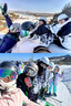 匹克匹克防寒戶外抓絨帽子冬保暖面罩圍巾圍脖騎行滑雪護耳帽 黑色 曬單實拍圖