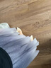 羅蒙（ROMON）半身裙女裝春夏款2025新款時(shí)尚洋氣百搭垂感大擺裙網(wǎng)紗氣質(zhì)長(cháng)裙子 灰色 均碼  適合90-150斤 曬單實(shí)拍圖