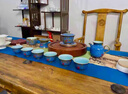 石茗堂 名家大師高端手工鈞窯鎏金玲瓏藍金茶具蓋碗茶壺套裝輕奢家用辦公室會(huì )客中式送禮禮盒整套 藍金17件套帶禮盒 曬單實(shí)拍圖