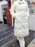 波司登反季冬季羽絨服鵝絨女長(cháng)款加厚新國標90絨商場(chǎng)同款修身外套 曬單實(shí)拍圖