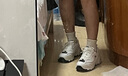 斯凱奇（Skechers）女鞋小白熊女士休閑鞋子厚底增高百搭運動(dòng)軟底老爹鞋女99999863 白色/海軍藍色/WNV1 36.5 曬單實(shí)拍圖