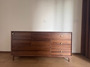 智新木王全實(shí)木斗柜臥室床尾靠墻置物柜五斗柜儲物大容量收納柜美式抽屜柜 純實(shí)木 八斗柜+五斗柜組合 曬單實(shí)拍圖