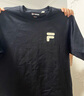 FILA FUSION FUSION斐樂(lè )潮牌短袖T恤情侶款夏時(shí)尚寬松針織短袖衫 曬單實(shí)拍圖