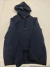 TOMMY HILFIGER春秋季男裝凈色斜紋柔滑雙面布簡(jiǎn)約布標連帽休閑運動(dòng)衛衣 藏青色DW5 M 曬單實(shí)拍圖