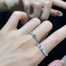 中國(guó)黃金 S925銀月光戀人情侶戒指男女一對(duì)戒生日七夕節(jié)禮物送女友 月光戀人對(duì)戒-情侶款【玫瑰禮盒】*當(dāng)/次日達(dá) 曬單實(shí)拍圖