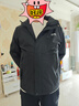JEEP SPIRIT吉普夾克男秋冬季韓版工裝沖鋒外套男裝 黑色- XL 曬單實(shí)拍圖
