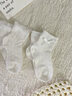 季米塔（Jimita）女童襪子春夏薄款純棉兒童無骨短襪夏季網(wǎng)眼女寶寶白色花邊公主襪 XY519506 白色系花邊（5雙） 3-5歲 (M) 建議腳長(zhǎng)15-18cm 曬單實(shí)拍圖