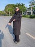 波司登（BOSIDENG）90絨長(zhǎng)款羽絨服男女情侶款連帽防風(fēng)冬季保暖厚外套 【店長(zhǎng)推薦】黑色8056 L 170/92A 曬單實(shí)拍圖