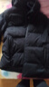 森馬（Semir）羽絨服男無縫壓膠連帽外套防潑水戶外上衣輕薄款冬裝簡約休閑 黑色（灰鴨絨）90001 M 曬單實(shí)拍圖