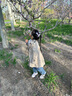 ASK JUNIOR兒童女童褲子2025秋季柔軟舒適牛仔褲可愛小貓?zhí)}卜褲 藍色 120 曬單實拍圖