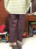 MsShe【休閑高腰直筒褲】大碼女裝2025夏裝胖mm九分褲顯瘦長(zhǎng)褲子 九分褲-西梅紫色現(xiàn)貨 4XL 曬單實(shí)拍圖