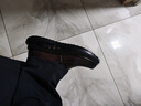步萊恩（BULAIEN）秋季男鞋新款真皮增高厚底氣墊男士休閑皮鞋潮流百搭一腳蹬樂福鞋 深棕色 39 皮鞋碼 曬單實拍圖