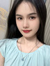 ALLOVE純銀項鏈女瓜子鏈替換素鏈鎖骨鏈無吊墜鎖骨鏈百搭替換萬能裸鏈條 曬單實拍圖