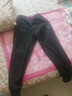 【耐穿耐磨不起球】運動(dòng)褲男士寬松衛褲九分褲男高端休閑褲男長(cháng)褲 HK65加絨黑色 2XL 125-140 曬單實(shí)拍圖