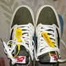 耐克NIKE男女喬丹AJ1 聯(lián)名倒鉤8.0 JORDAN 1運動(dòng)鞋DM7866-200綠白41 曬單實(shí)拍圖