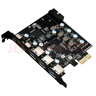 魔羯（MOGE）PCI-e轉USB3.0轉接卡Type-C擴展卡USB3.0 蘋(píng)果電腦MAC OS系統19PIN擴展卡 MC2040 曬單實(shí)拍圖