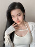 飾世美跳動(dòng)的心鎖骨鏈女高級(jí)感999銀心形項(xiàng)鏈女情人節(jié)禮物送女友老婆 999銀項(xiàng)鏈 曬單實(shí)拍圖