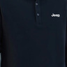吉普（JEEP）長袖T恤男春秋季寬松休閑polo領打底衫男士衣服男裝 黑色 XL  曬單實拍圖