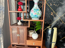 景德鎮(zhèn)（jdz）陶瓷粉彩大花瓶高級感手工仿古擺件客廳玄關(guān)收藏古董高檔喬遷禮物 粉彩荷葉紋玉壺春瓶 曬單實(shí)拍圖
