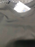 真維斯（Jeanswest）高級灰300g重磅短袖t恤夏季男女潮牌半袖oversize美式打底體恤衫 黑色(純色) L (175) (體重130-150斤) 曬單實(shí)拍圖