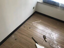 榮彩pvc踢腳線防水耐磨木紋腳線6/7/8/10厘米卡扣隱釘墻角墻邊裝飾條 A高8cm 備注型號 送無頭釘 根/2米 曬單實拍圖