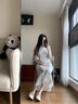Ehangy旗袍鞋子瑪麗珍單鞋女2025新款仙女粗跟高跟鞋軟皮晚晚溫柔伴娘鞋 杏色 34 曬單實(shí)拍圖