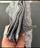 潔又佳（JIEYOUJIA）洗碗布廚房抹布加大加厚不易掉毛家用吸水耐臟清潔擦桌布竹炭纖維 竹炭纖維【25*25cm】鎖邊款 5條【有包裝】 曬單實(shí)拍圖
