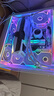 骨伽星鏈V2  積木風扇電腦機箱 ARGB 5v3針神光同步 PWM溫控調(diào)節(jié)（12CM） 星鏈V2白色反葉（2顆裝+2個連接器） 曬單實拍圖