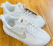 耐克（NIKE）官方AIR MAX DAWN女子運動(dòng)鞋復古老爹鞋氣墊鞋輕便DX5655 100帆白/沙堆白/山峰白/白色 38.5 曬單實(shí)拍圖