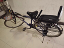 夕岬座 自行車后座腳踏板可折疊站人加厚加寬電動單車后輪踏腳板配件座 加寬黑色【折疊款】 曬單實拍圖
