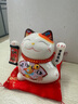 寂皇自動(dòng)搖手招財(cái)貓迷你小號(hào)陶瓷擺件店鋪開業(yè)送禮辦公室家居擺件裝飾 5寸搖手好運(yùn)連連-納福 曬單實(shí)拍圖