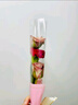 贊玥 20張半透明單支花束包裝袋 教師節(jié)玫瑰鮮花包花袋花束裝飾材料 【粉色】（不含絲帶）約20張/包 曬單實(shí)拍圖
