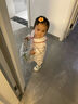 戴維貝拉（DAVE＆BELLA）女童秋裝兒童長(cháng)褲套裝寶寶幼兒長(cháng)袖上衣褲子兩件套秋季小童衣服 粉色豹紋 110 cm（建議身高100-110cm） 曬單實(shí)拍圖