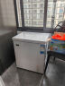 南極人（Nanjiren）118升小冰柜家用小型冷凍保鮮迷你冷藏商用臥式冷柜單用儲(chǔ)母乳柜節(jié)能省電 118升【微霜節(jié)能 存儲(chǔ)100斤肉】 118L 曬單實(shí)拍圖