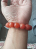 石玥珠寶精品15-16mm保山南紅瑪瑙手串本命年轉(zhuǎn)運(yùn)珠手鏈男女士款禮物 曬單實(shí)拍圖